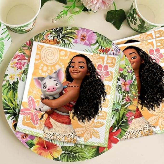 BEVERAGE NAPKINS | DISNEY MOANA COLLECTION | PARTY ACCESSORY - Image 4
